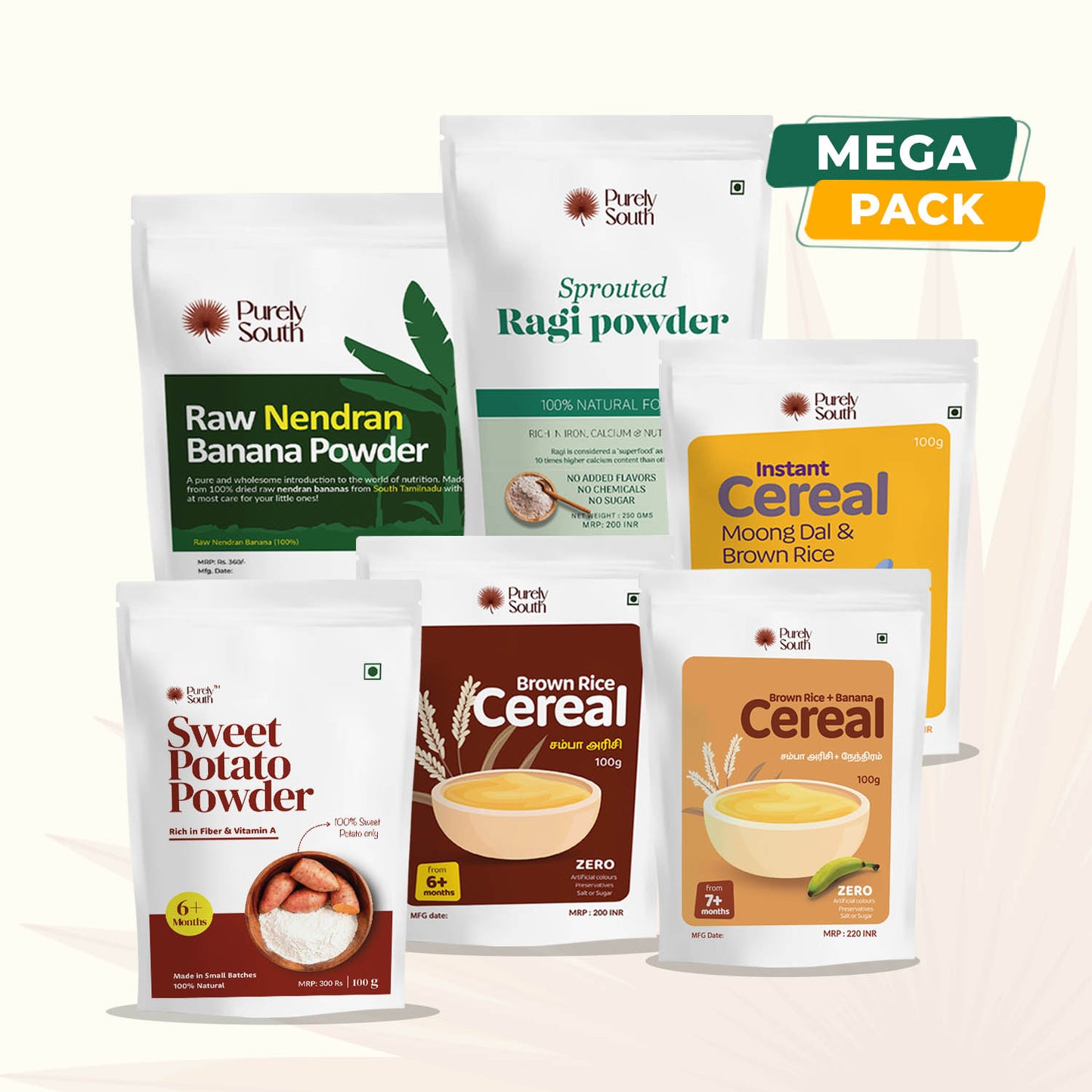 Mega Baby Food Combo - Support Weight Gain & Protein-Rich