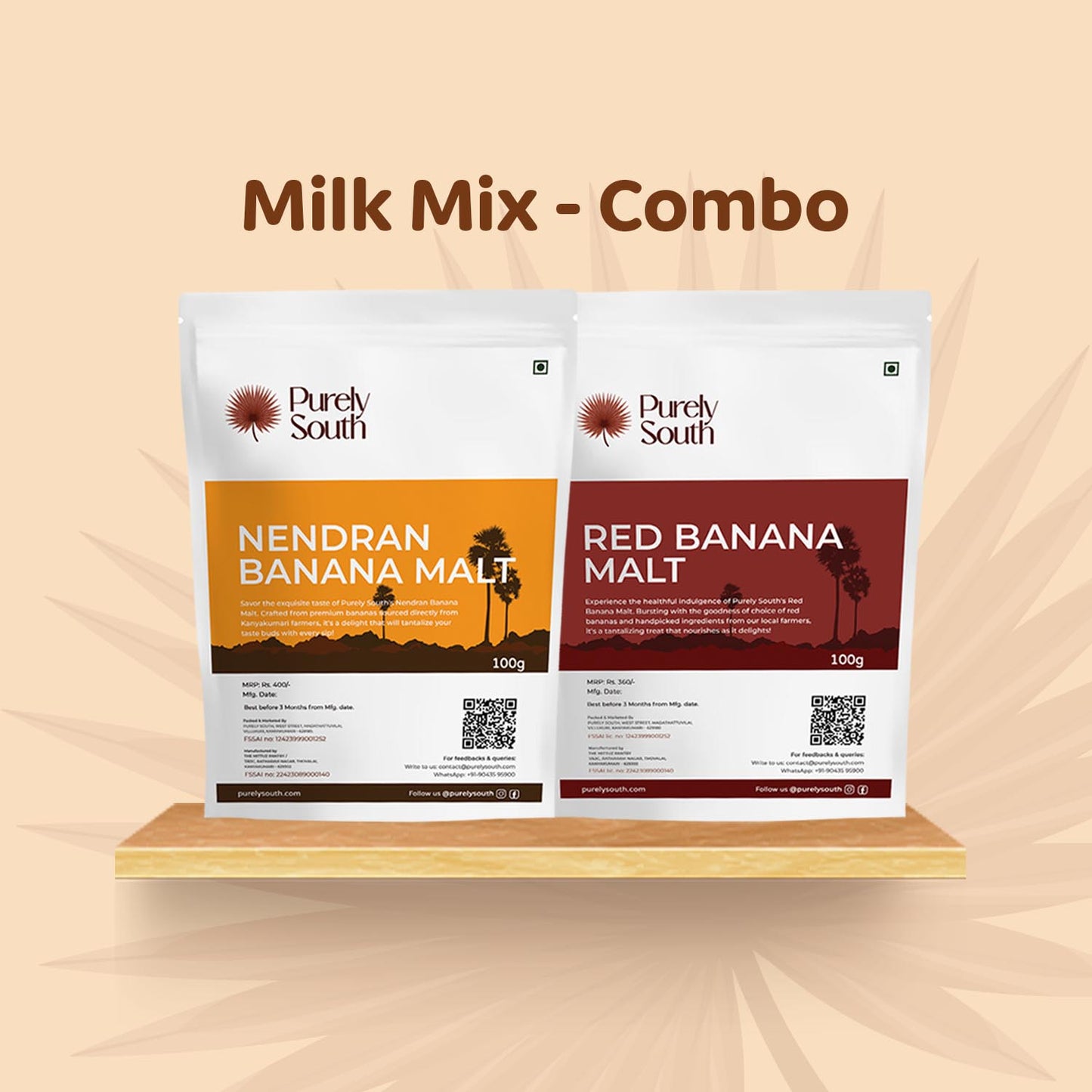 Milk Mix Combo (100g X 2 Packs)
