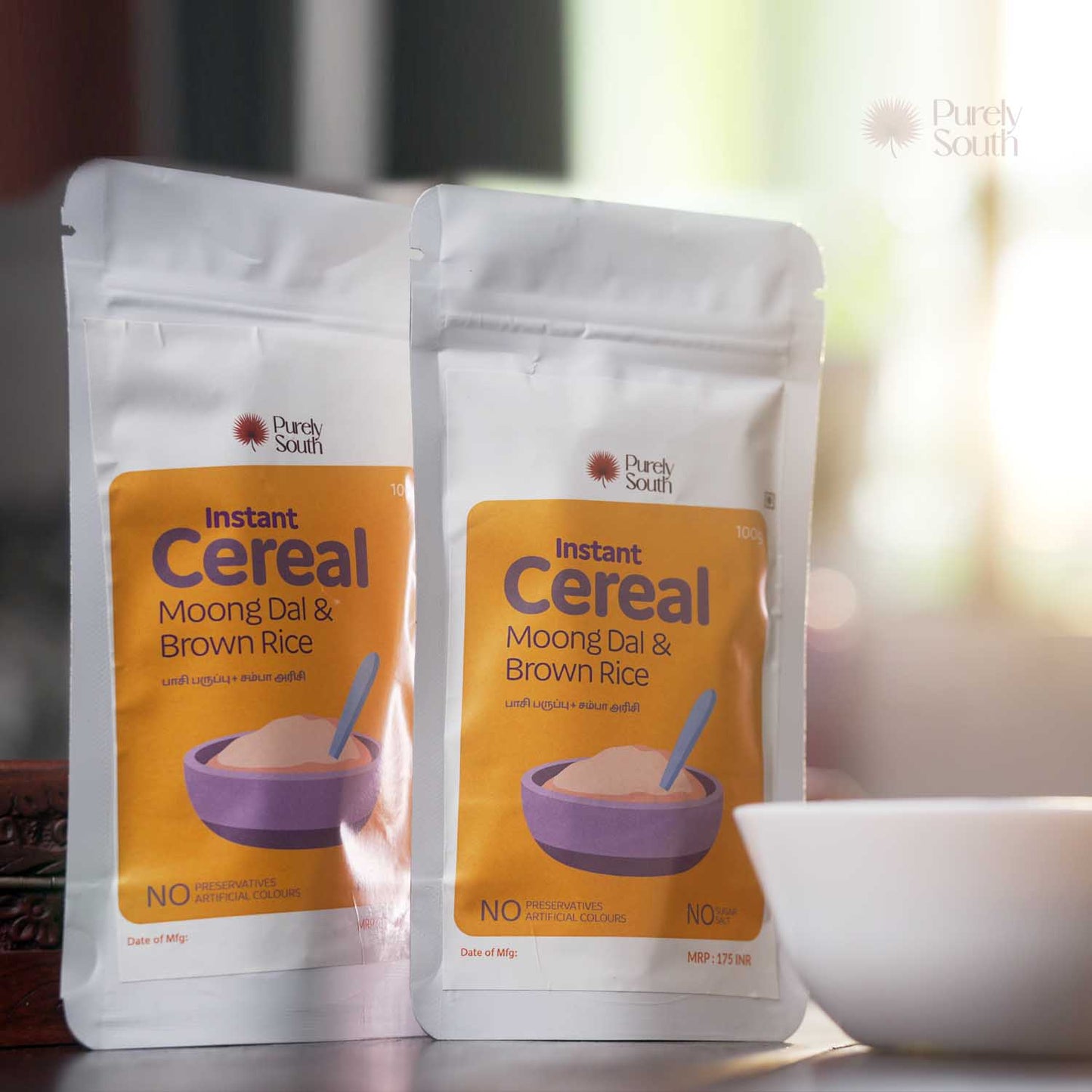 Moong Dal & Brown Rice Instant Cereal - Protein Rich Baby Food