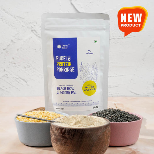 Black Urad Dal & Moong Dal Porridge Mix -  Protein Rich Superfood