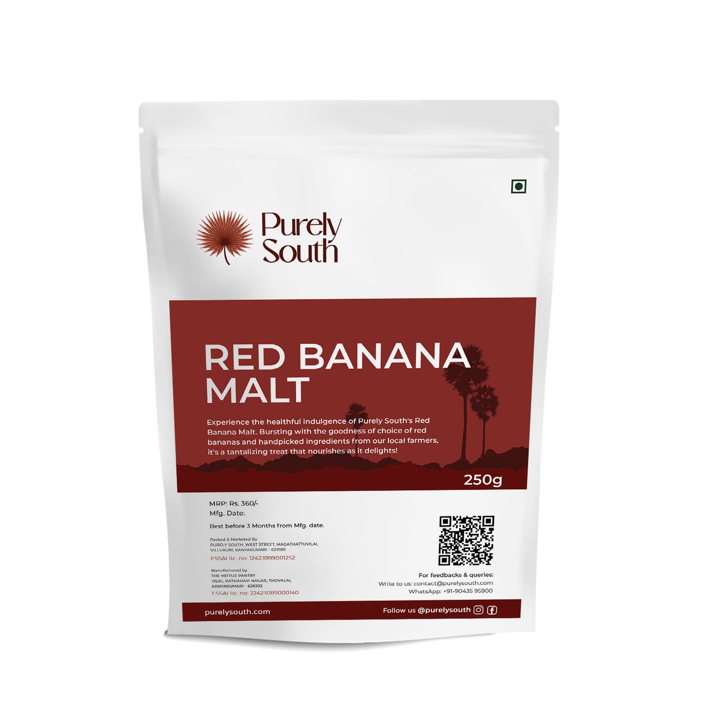 Banana Milk Mix Combo (Nendran & Red Banana) - 250g X 2