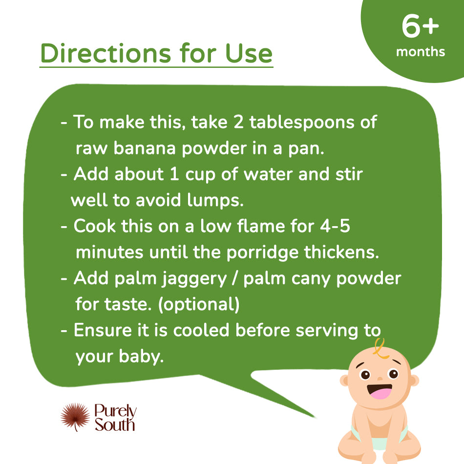 Nendran Raw Banana Powder - Support Natural Weight Gain