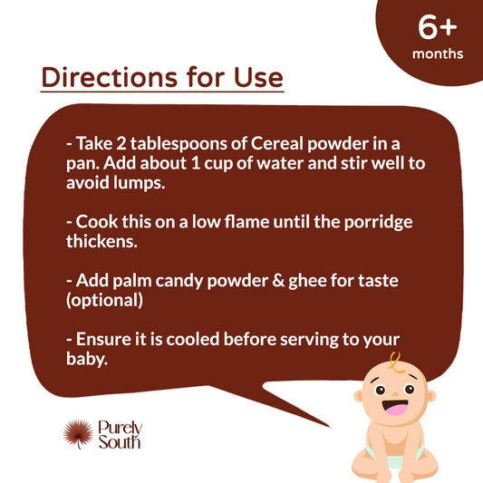 Brown Rice Cereal - Rich in Fibre and Good Source of Energy