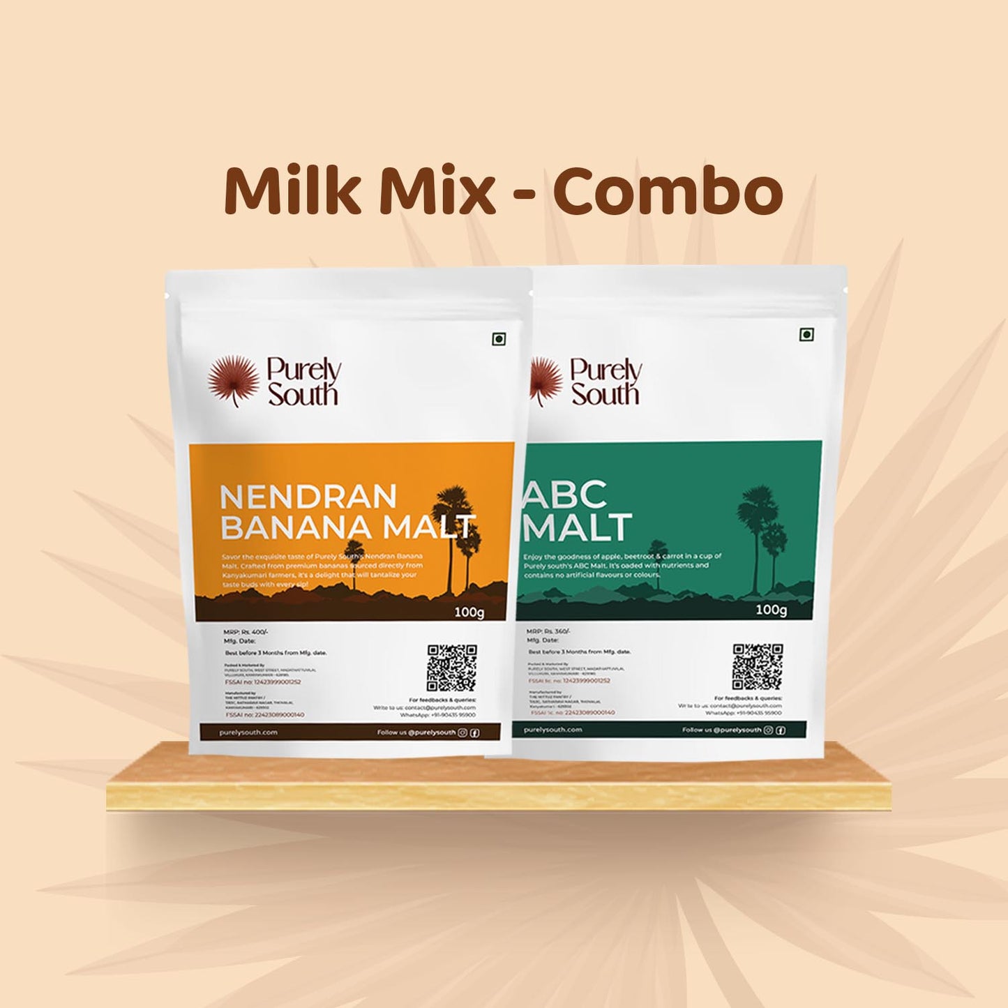 Milk Mix Combo (100g X 2 Packs)