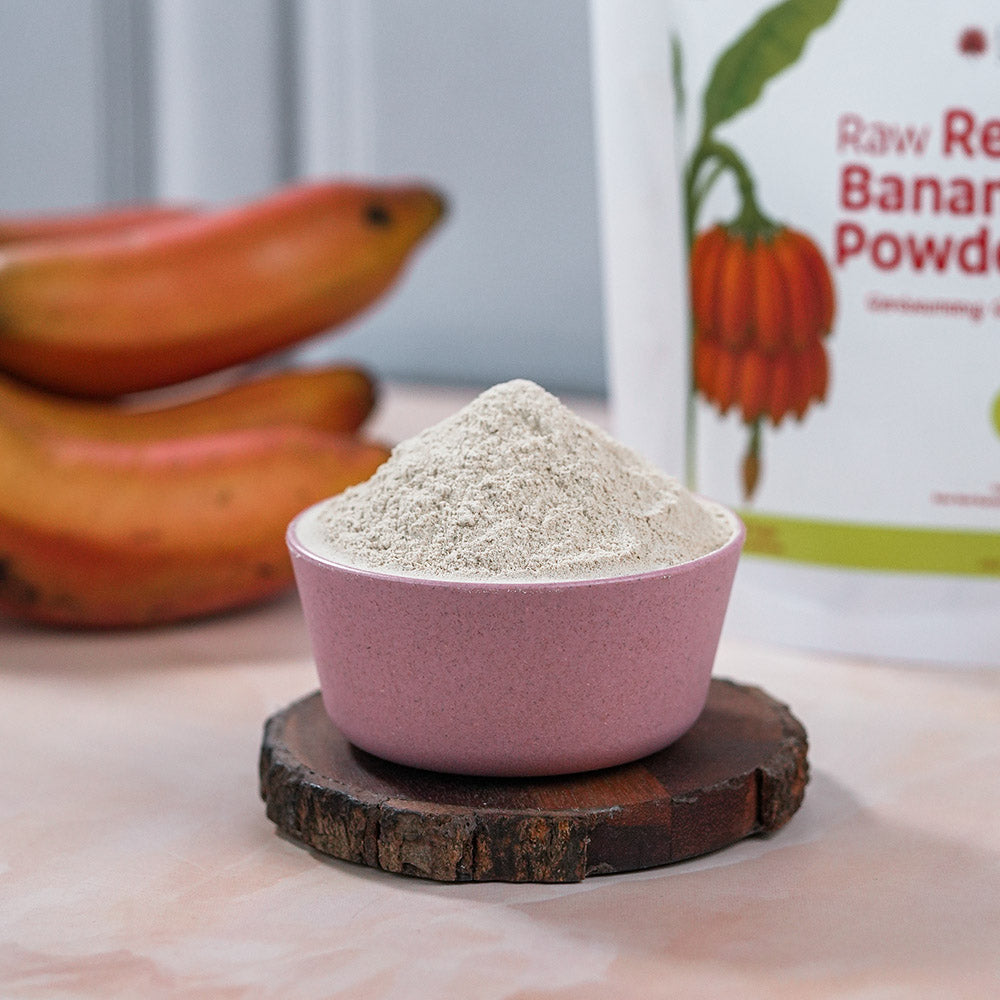 Red Raw Banana Powder - Support Natural Weight Gain