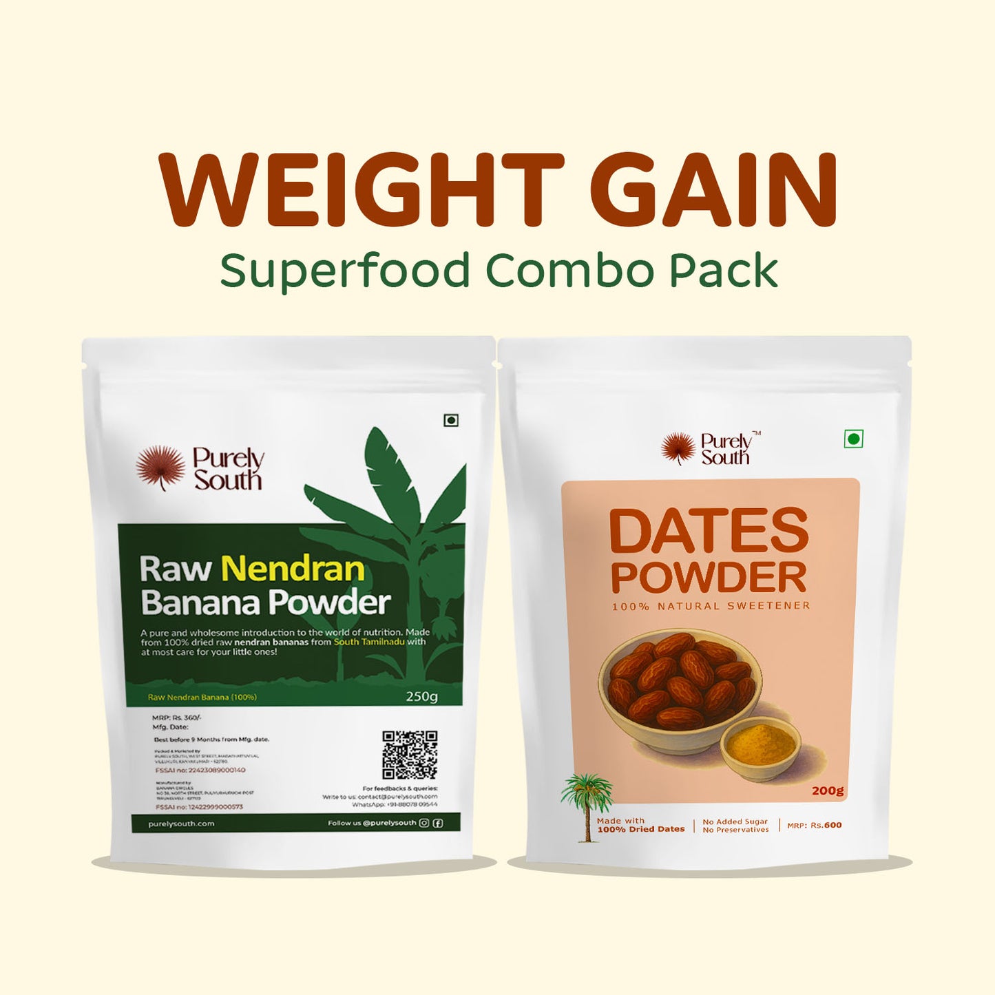 Weight Gain Baby Food Combo - Superfood for Infants and Toddlers