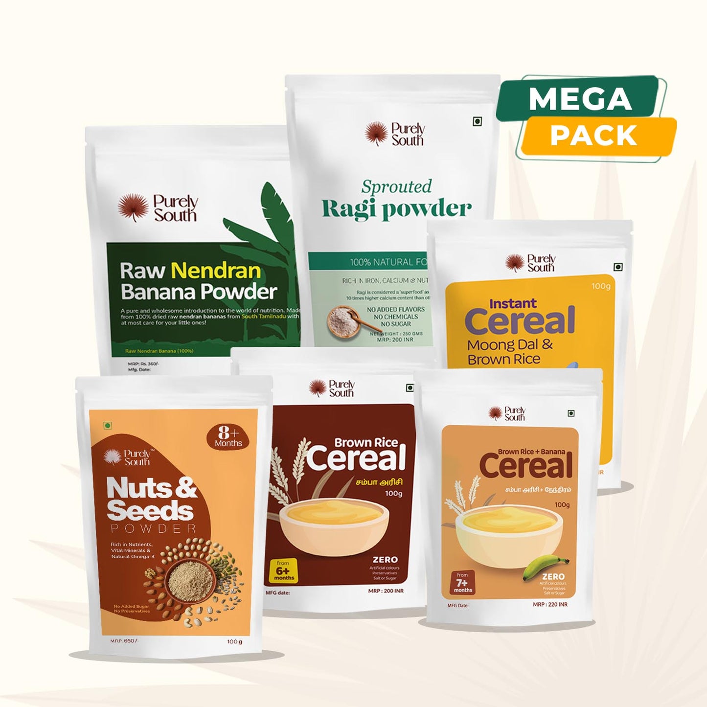 Mega Baby Food Combo - Support Weight Gain & Protein-Rich