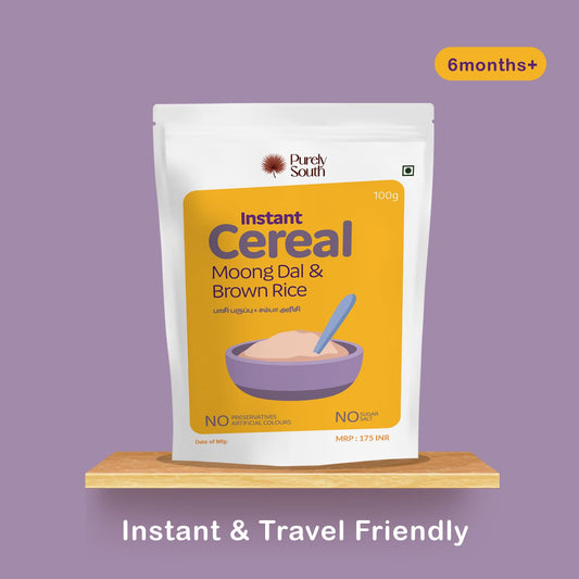 Moong Dal & Brown Rice Instant Cereal