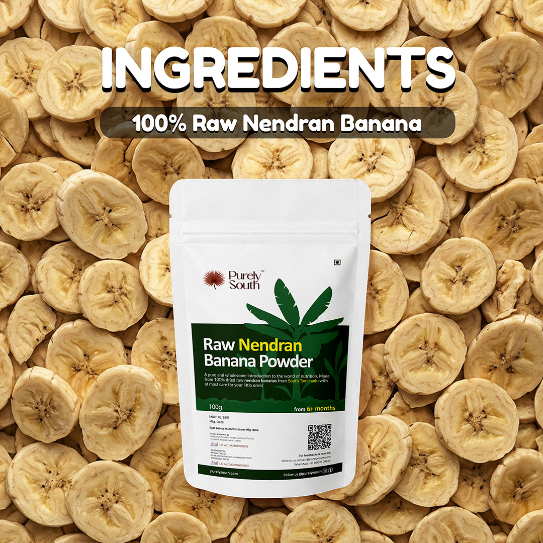 Nendran Raw Banana Powder – Traditional Growth Nutrition