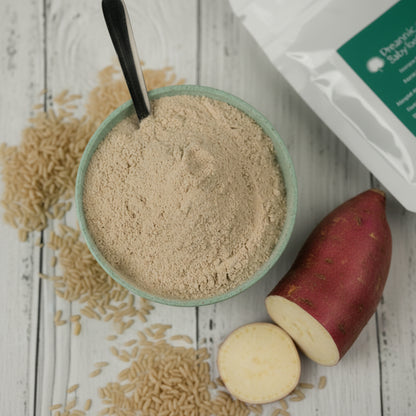 Sweet Potato & Brown Rice Cereal -  Fibre Rich Superfood