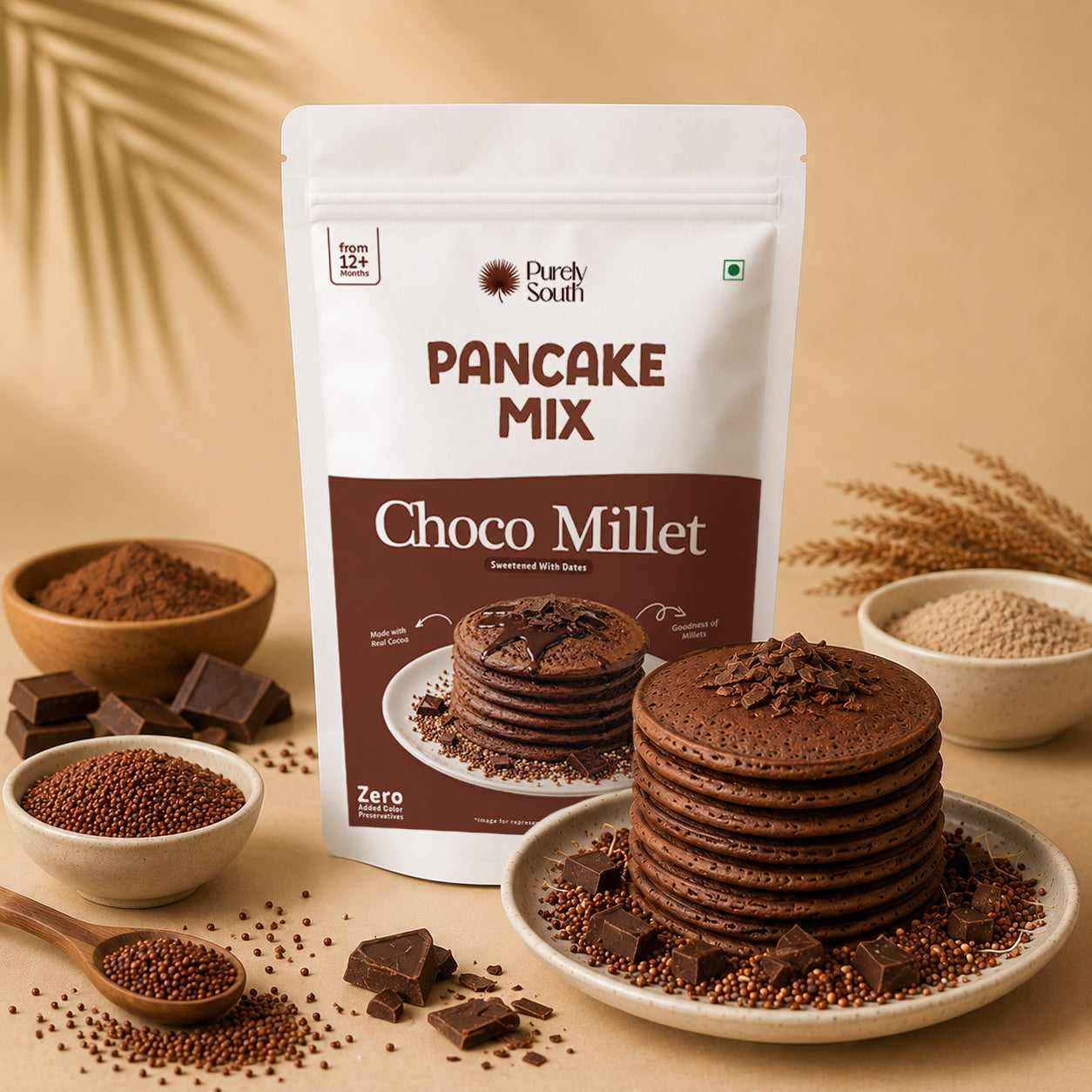 Choco Millet Pancake Mix