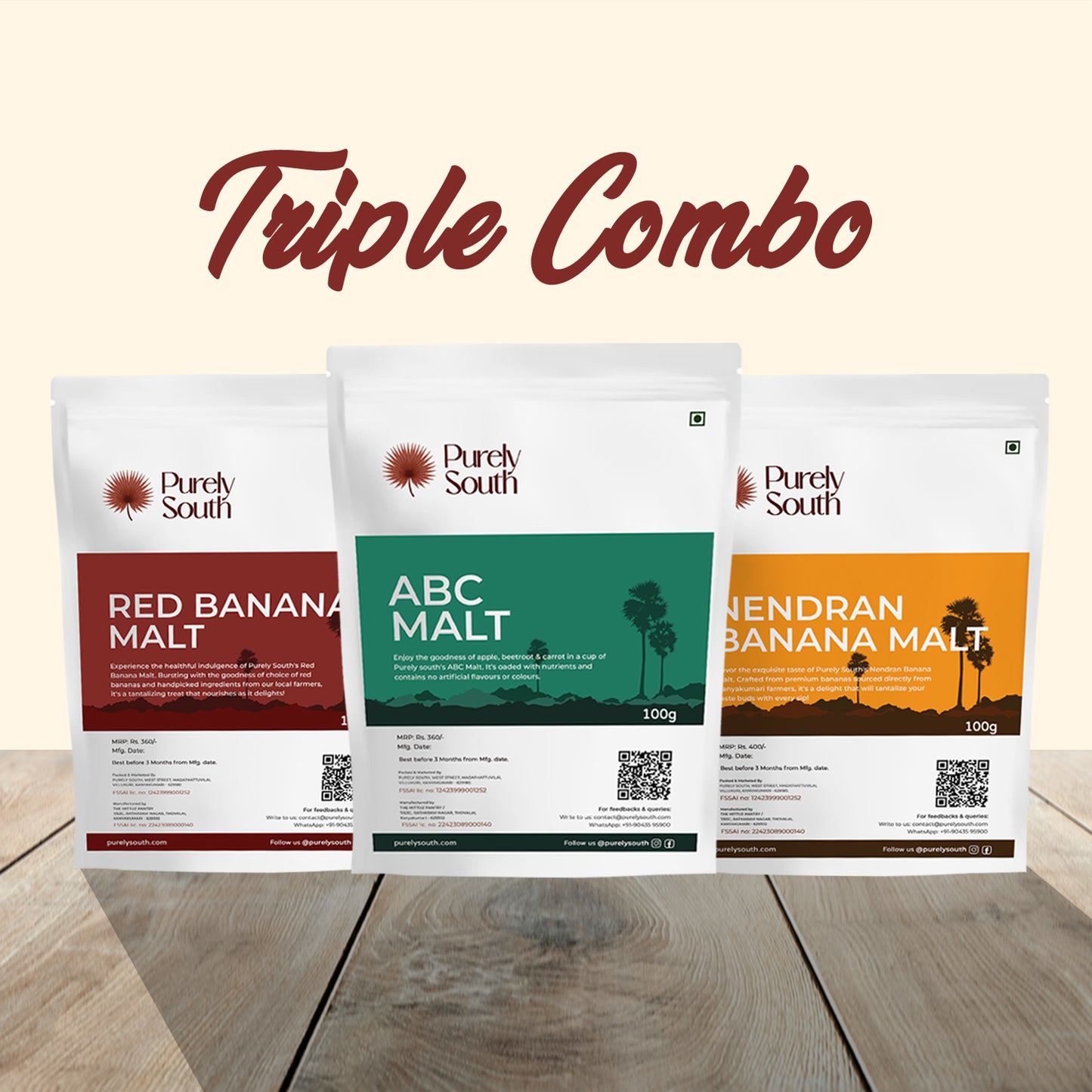 Mini Malt Combo Pack (100g X 3)