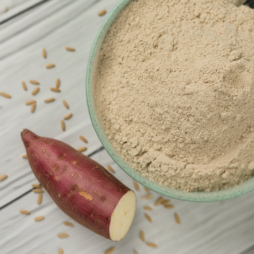 Sweet Potato & Brown Rice Cereal -  Fibre Rich Superfood