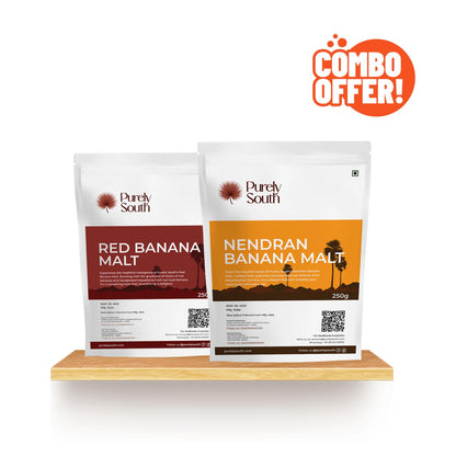 Banana Malt Combo (Nendran & Red Banana)  - 250g X 2