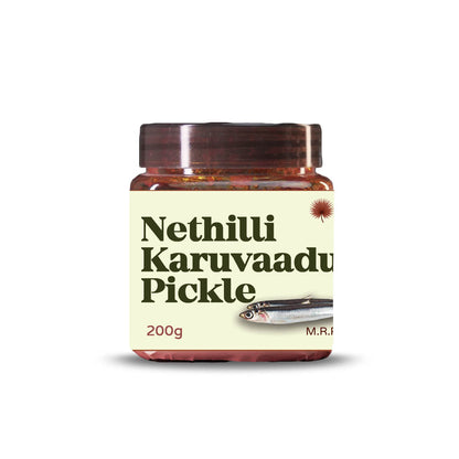 Nethili Pickle Combo ( Nethili Fish Pickle 200g + Nethili Karuvadu Pickle 200g )