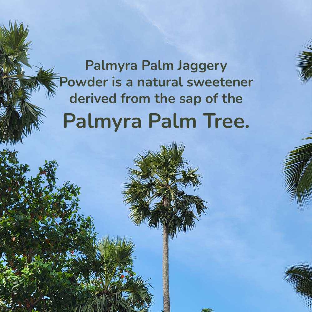 Palm Jaggery Powder (Karupatti Podi) Low GI Natural Sweetener