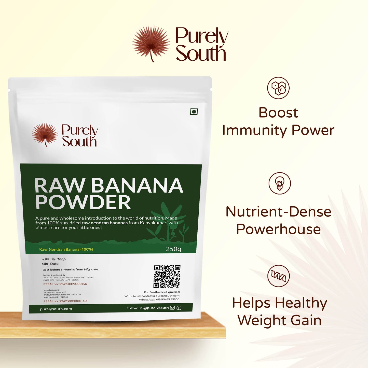 raw banana powder benefits