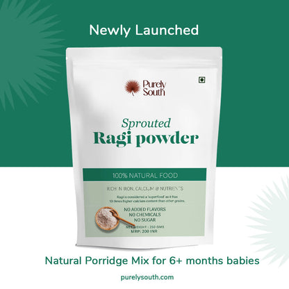 Sprouted Ragi Powder 100g + Raw Nendran Banana Powder 100g Mini Combo