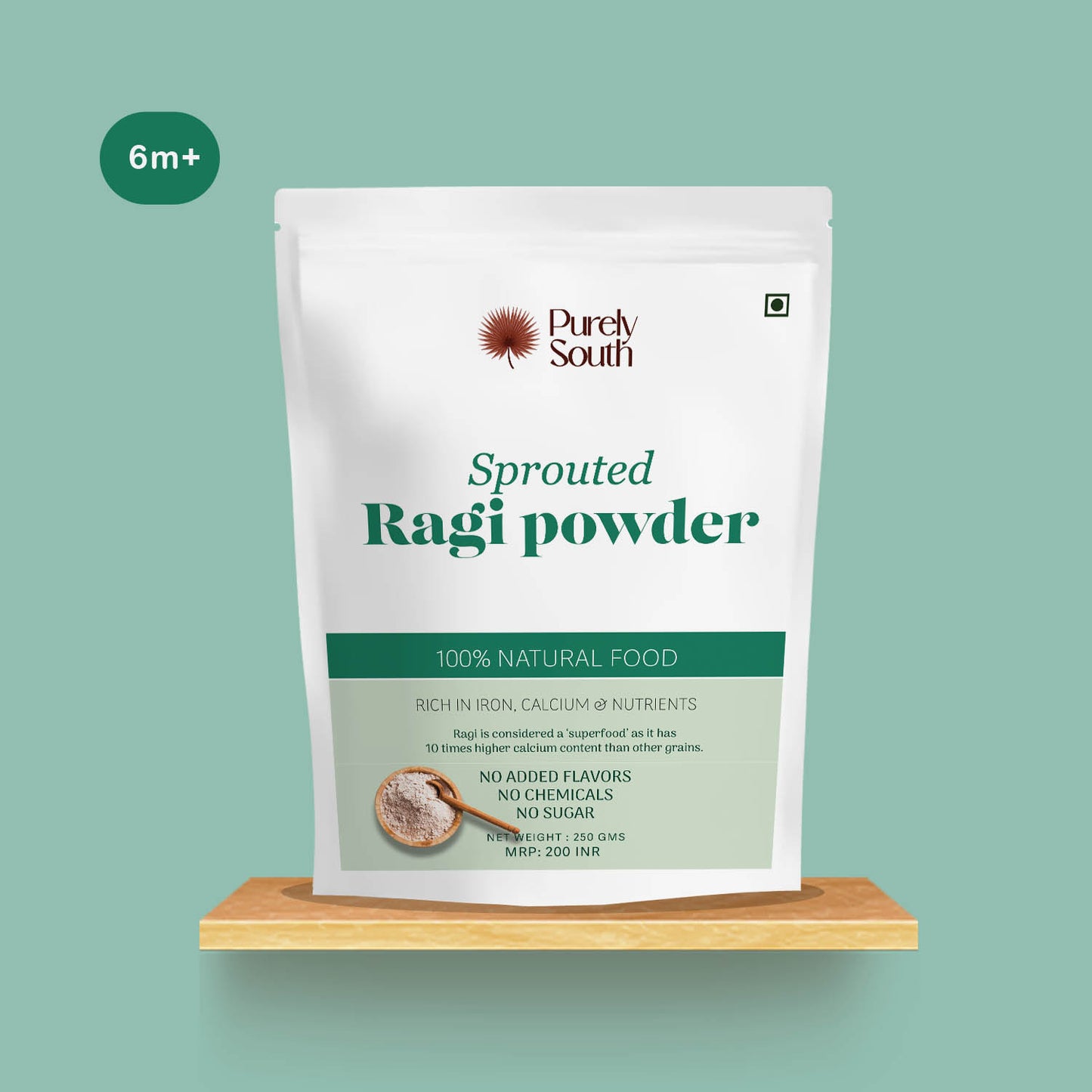 Raw Nendran Banana  Powder 250g + Sprouted Ragi Powder 250g Combo