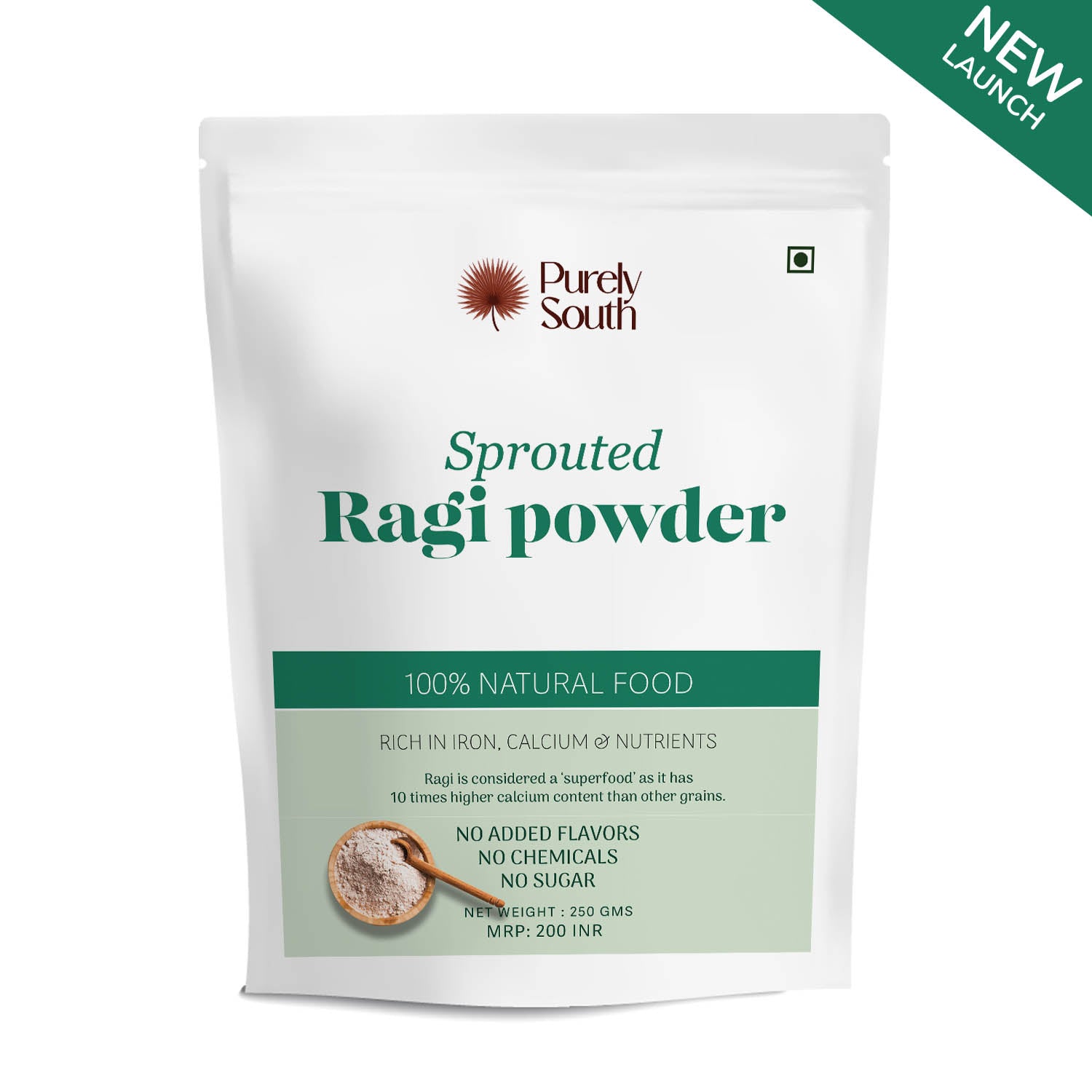 Popped Ragi Powder Image Sprouted Ragi Powder for Babies | Porridge Mix Baby Food