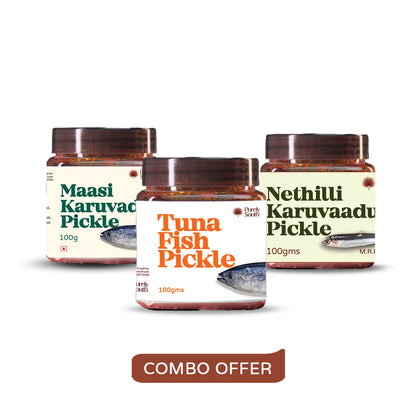 Mini Fish Pickle Combo (100g X 3)