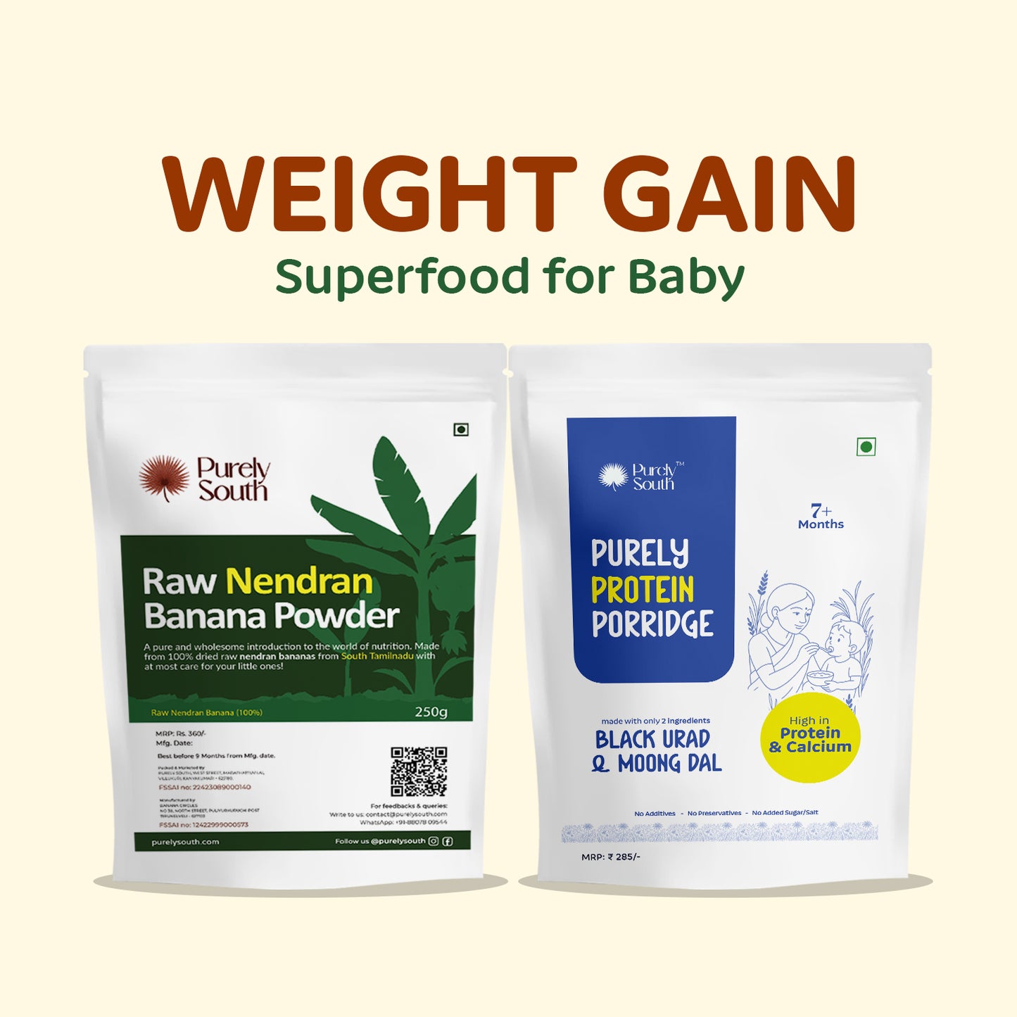 Baby Weight Gain Food Combo - Healthy Growth Booster